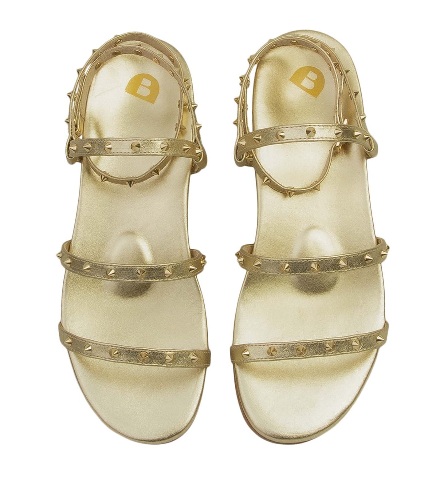 women's gold leather sandal women's studded sandals comfortable women's sandals 