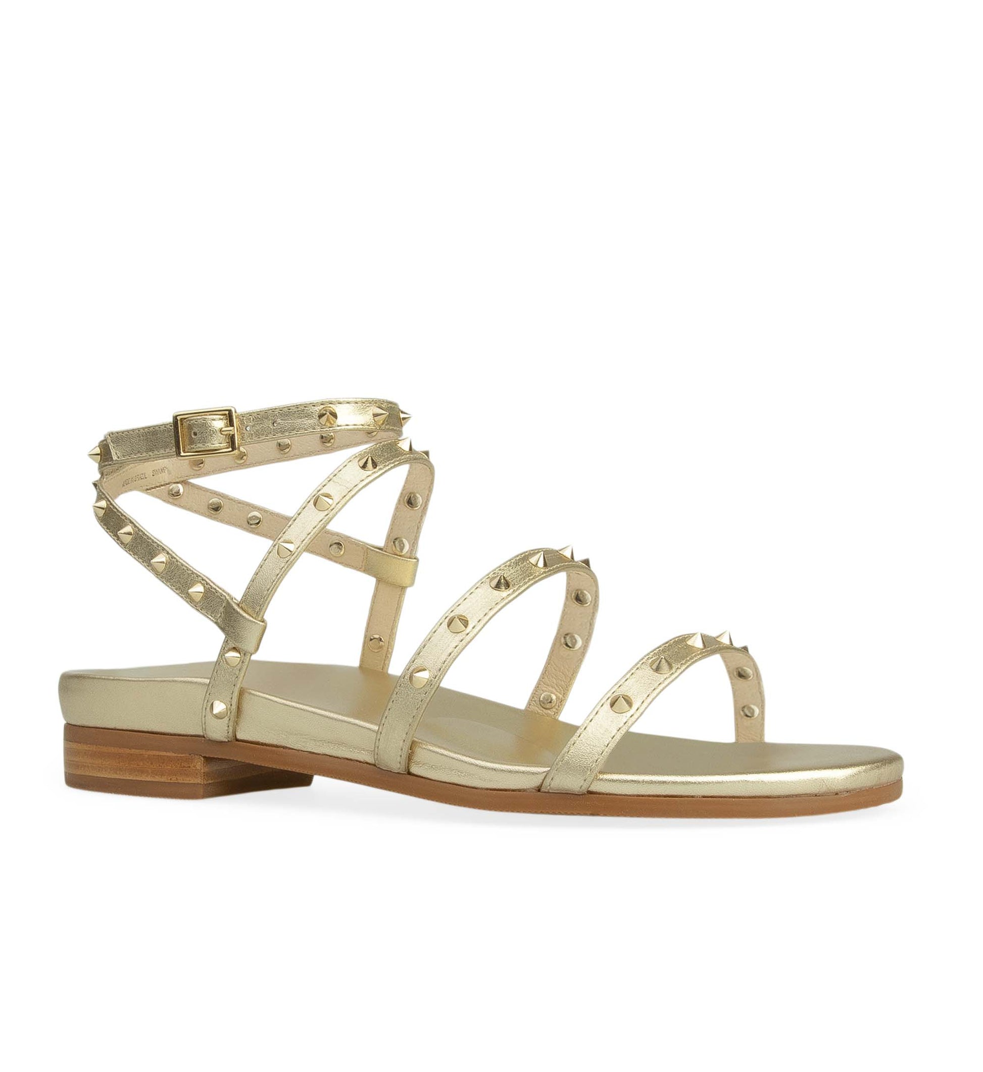 women's gold leather sandal women's studded sandals comfortable women's sandals 