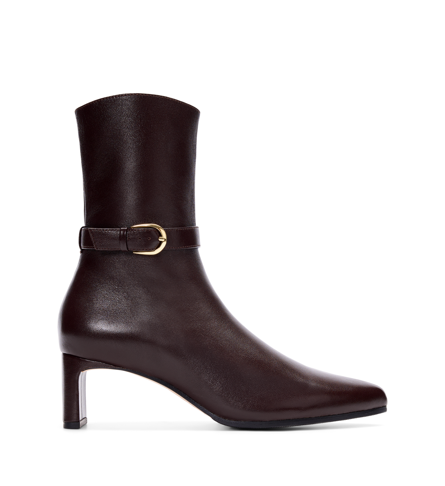 Trocaz Brown Leather Heeled Boots