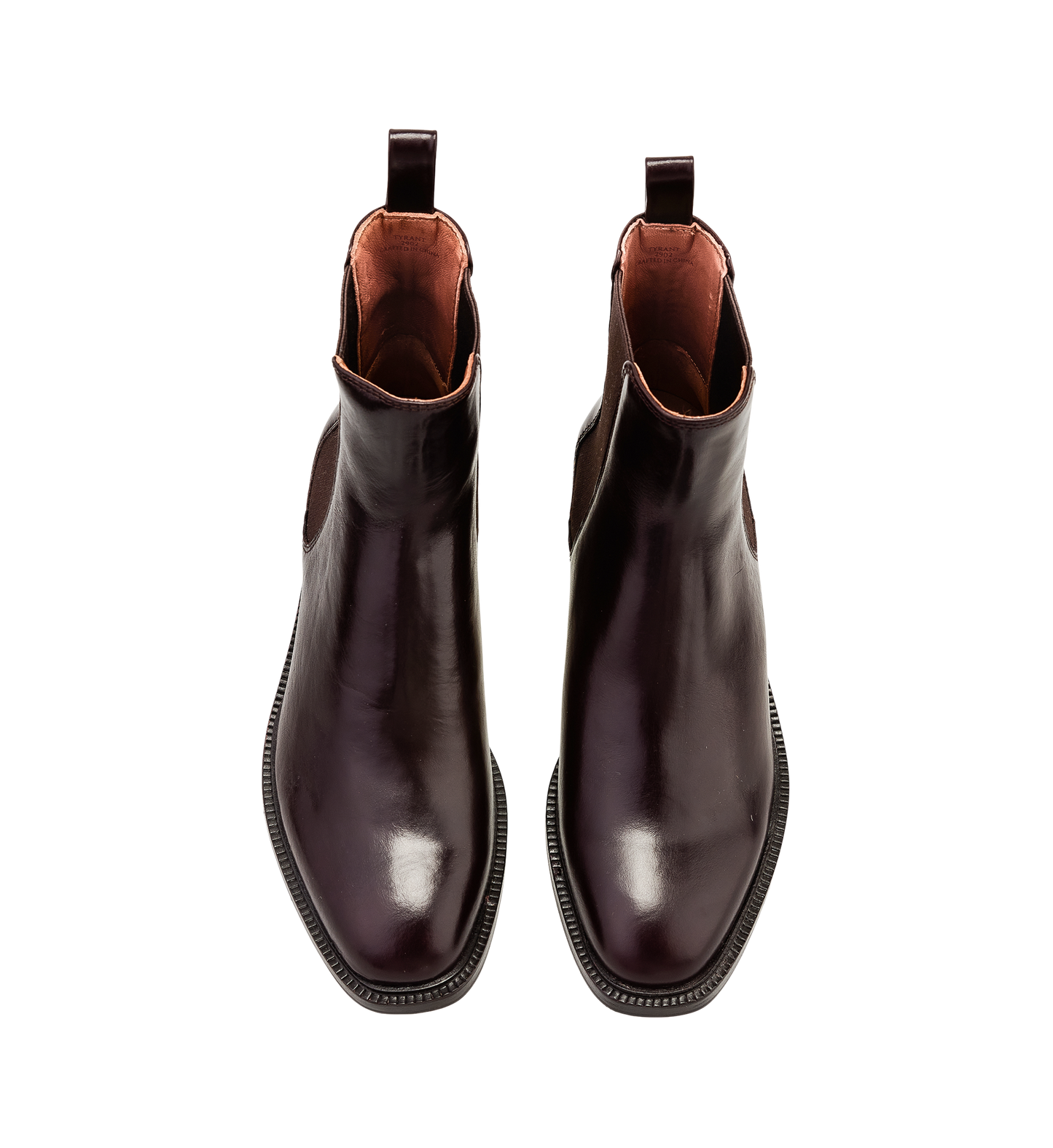 Tyrant Dark Oak Boxed Leather Ankle Boots