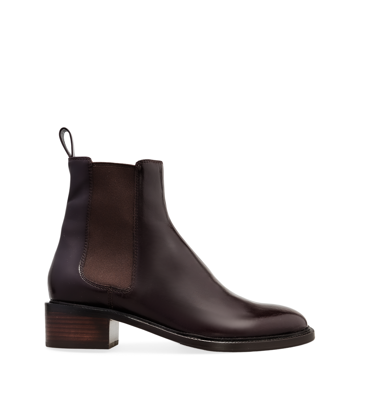 Tyrant Dark Oak Boxed Leather Ankle Boots