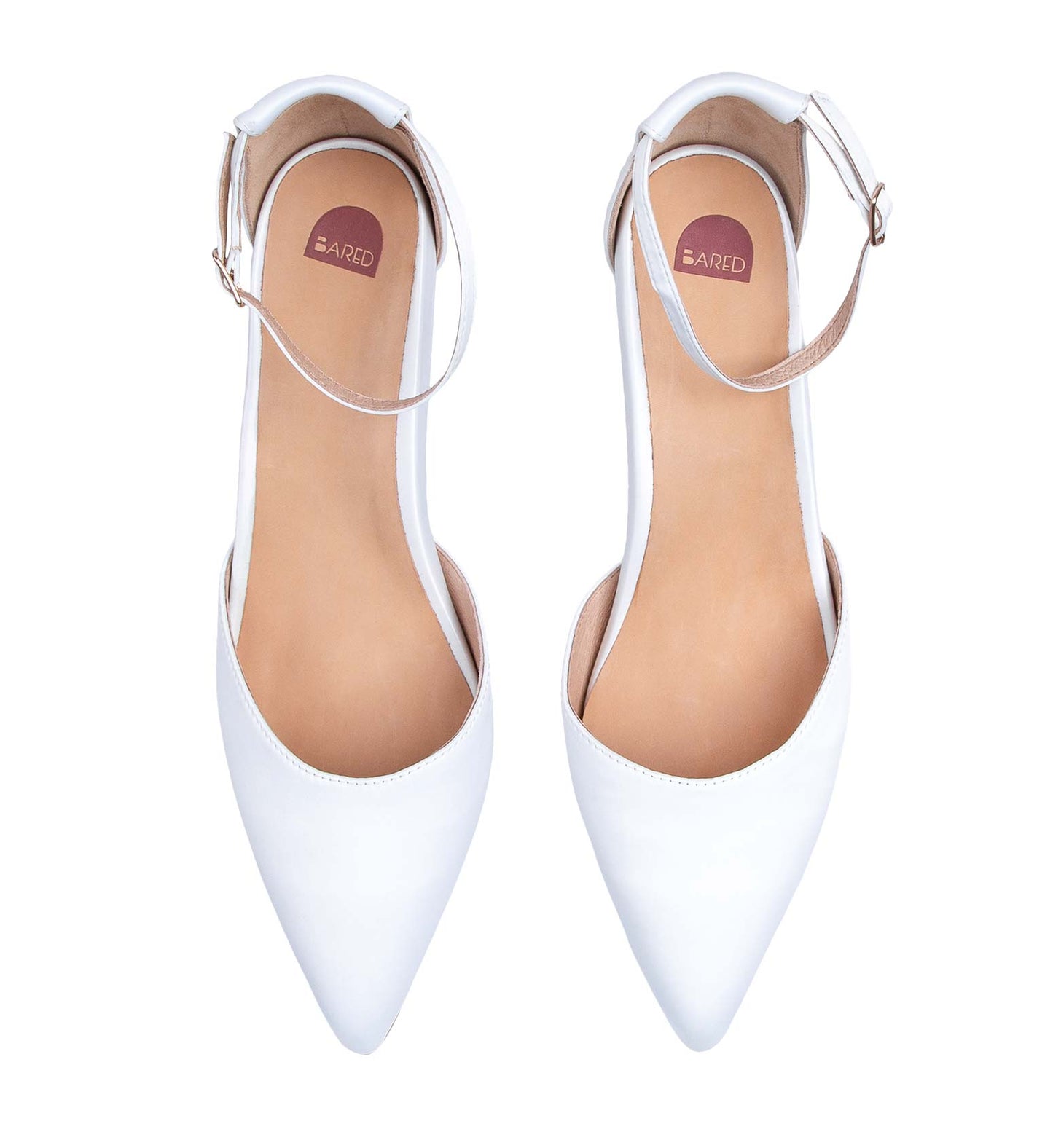 Womens White Satin High Heels