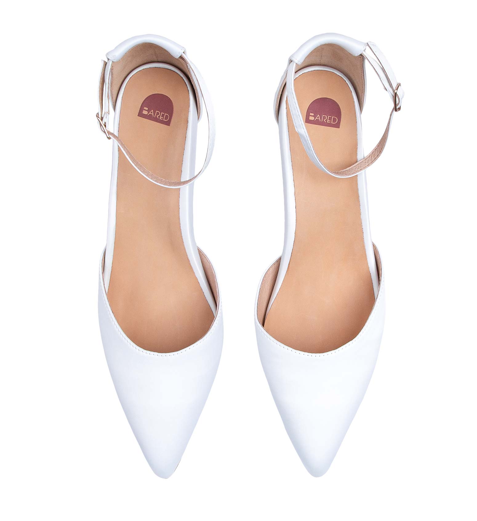 Womens White Satin High Heels