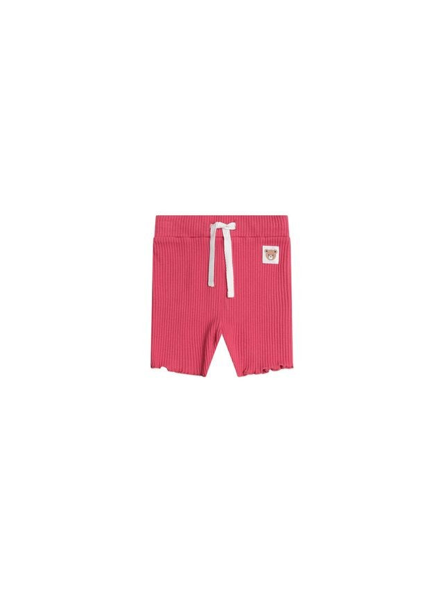 Cherry Rib Bike Shortie