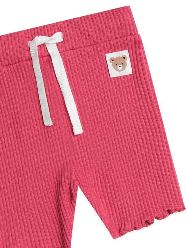 Cherry Rib Bike Shortie