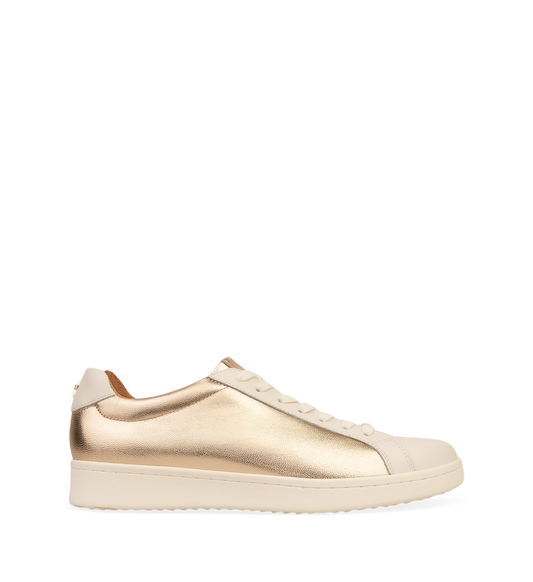 Whimbrel Gold Leather Sneakers