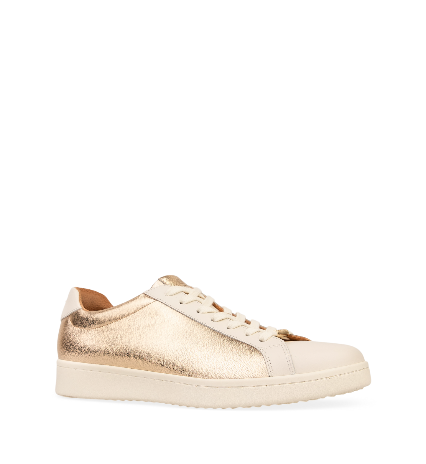 Whimbrel Gold Leather Sneakers