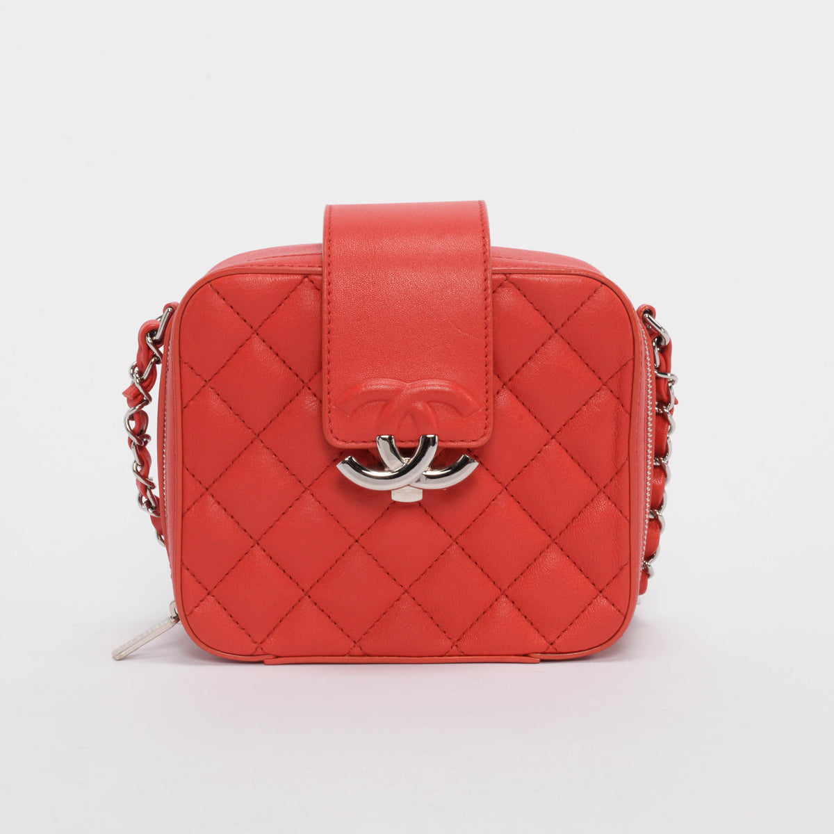 Quilted Leather CC Box Camera Bag