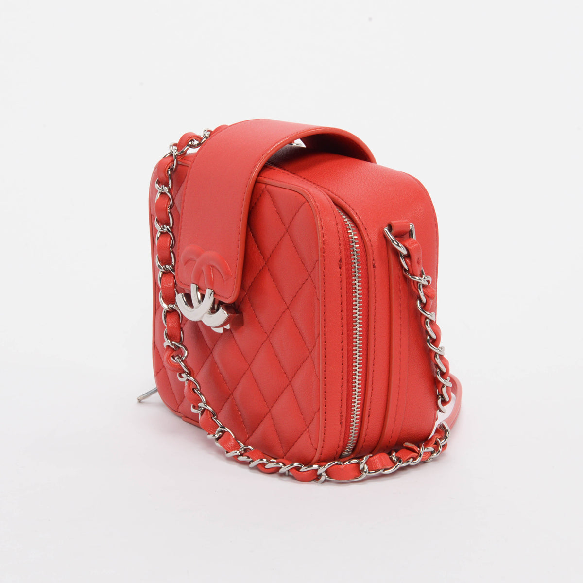 Quilted Leather CC Box Camera Bag