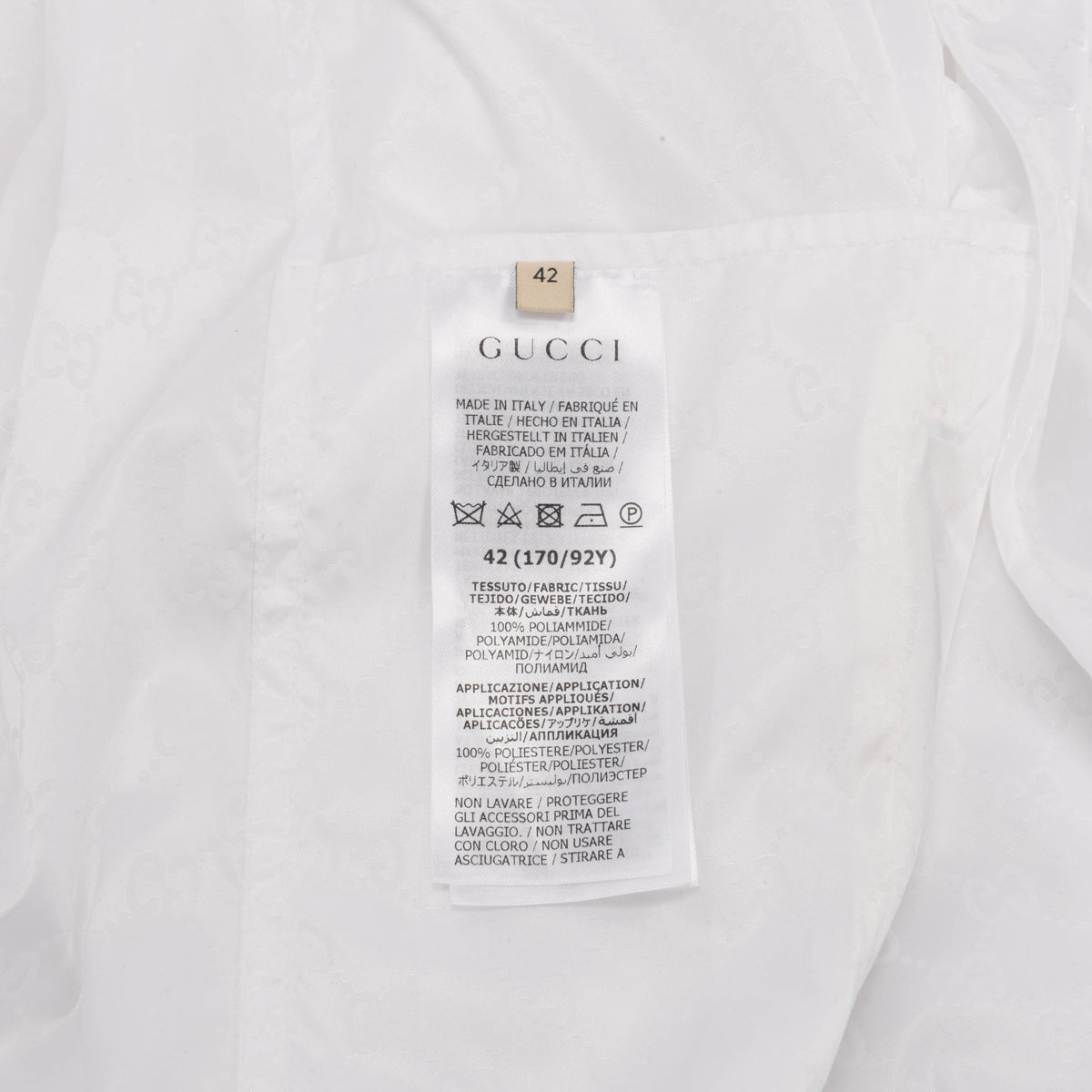 Nylon GG Jacquard Windbreaker Jacket
