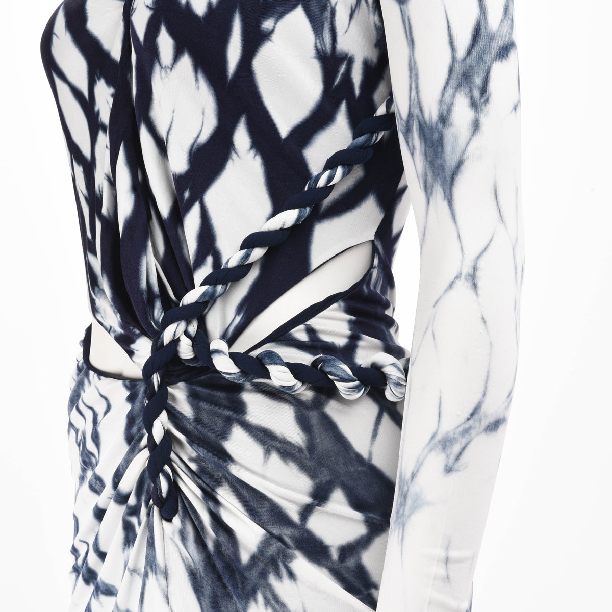 Shibori Longsleeve Rope Dress AU