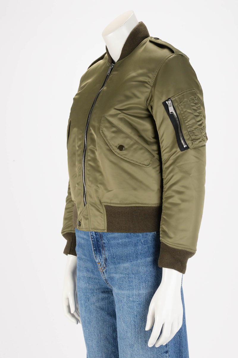 Nylon Bomber Jacket