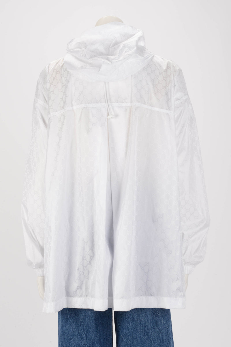 Nylon GG Jacquard Windbreaker Jacket