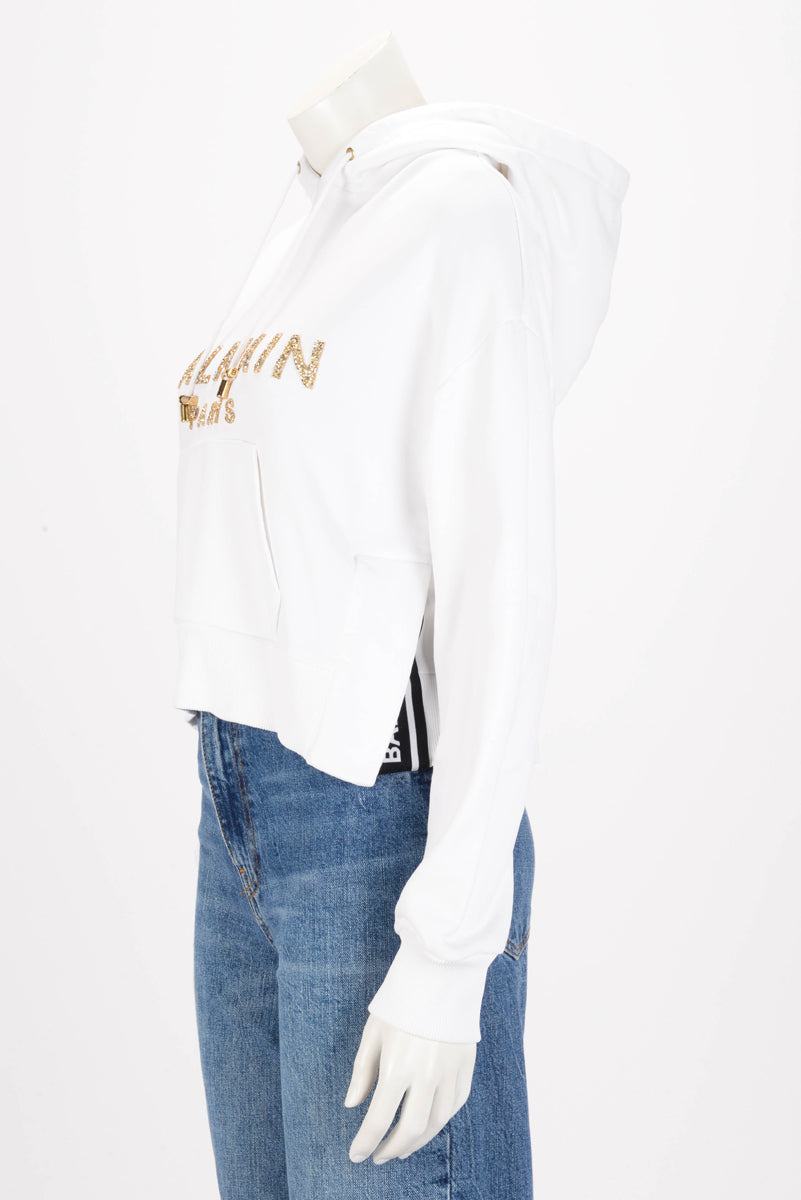 Cotton Logo Hooded Sweater